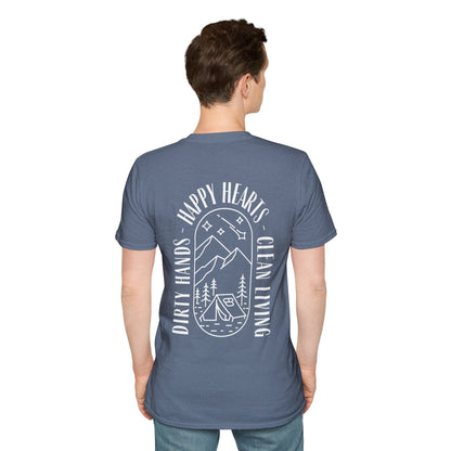 Clean Living Camp T-Shirt (BACK)