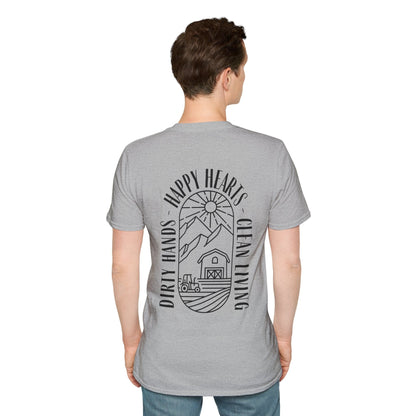 Clean Living Farm T-Shirt (BACK)