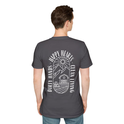 Clean Living Farm T-Shirt (BACK)