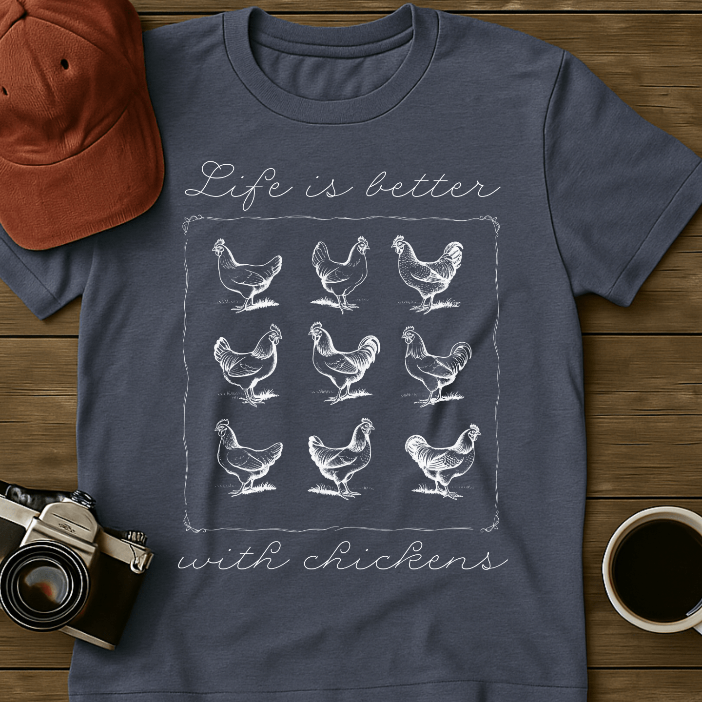 Better With Chickens I T-Shirt