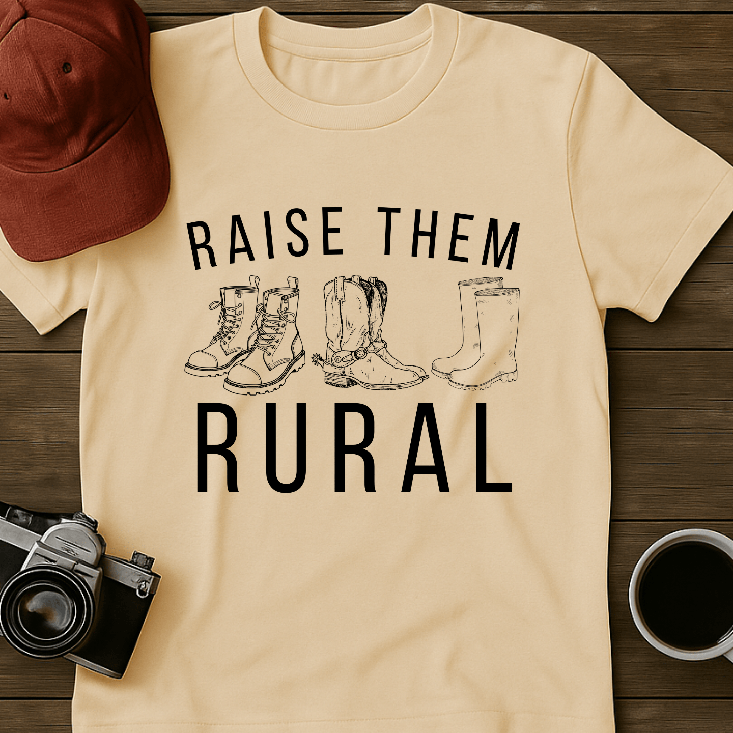 Rural Boots T-Shirt