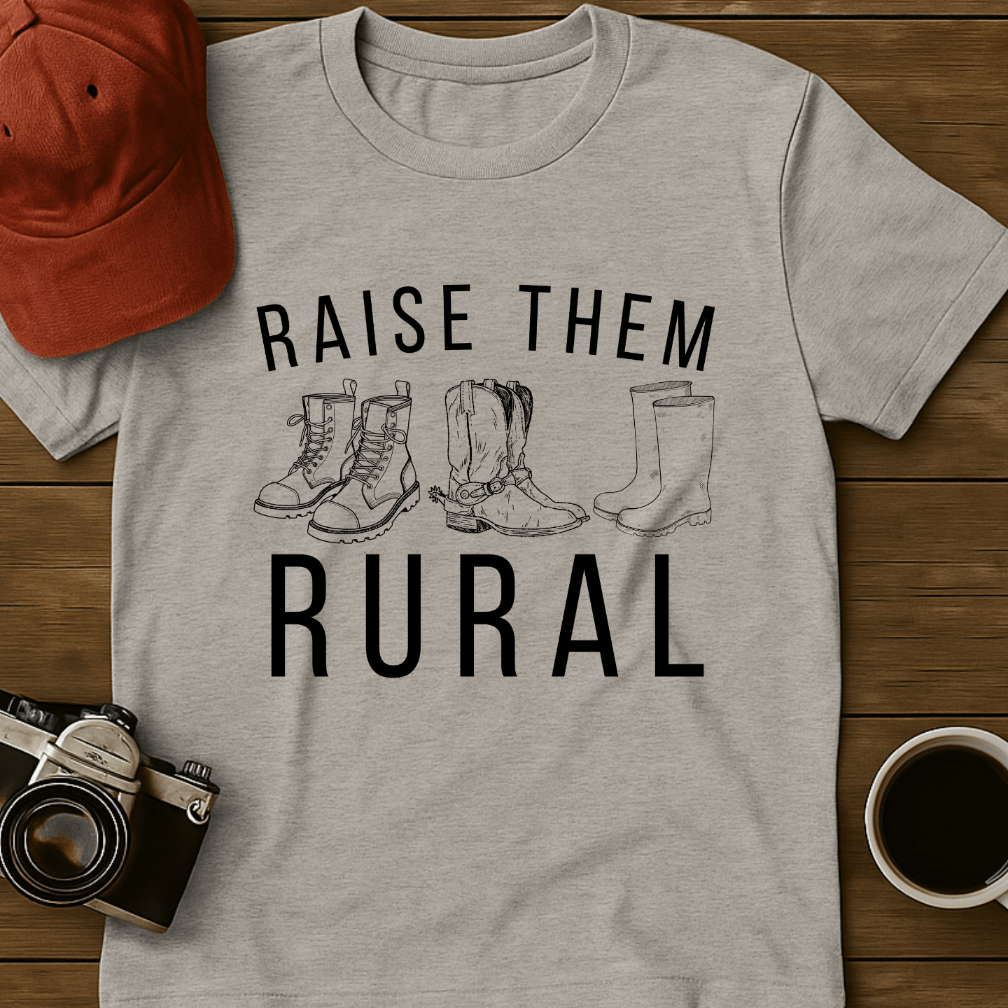 Rural Boots T-Shirt