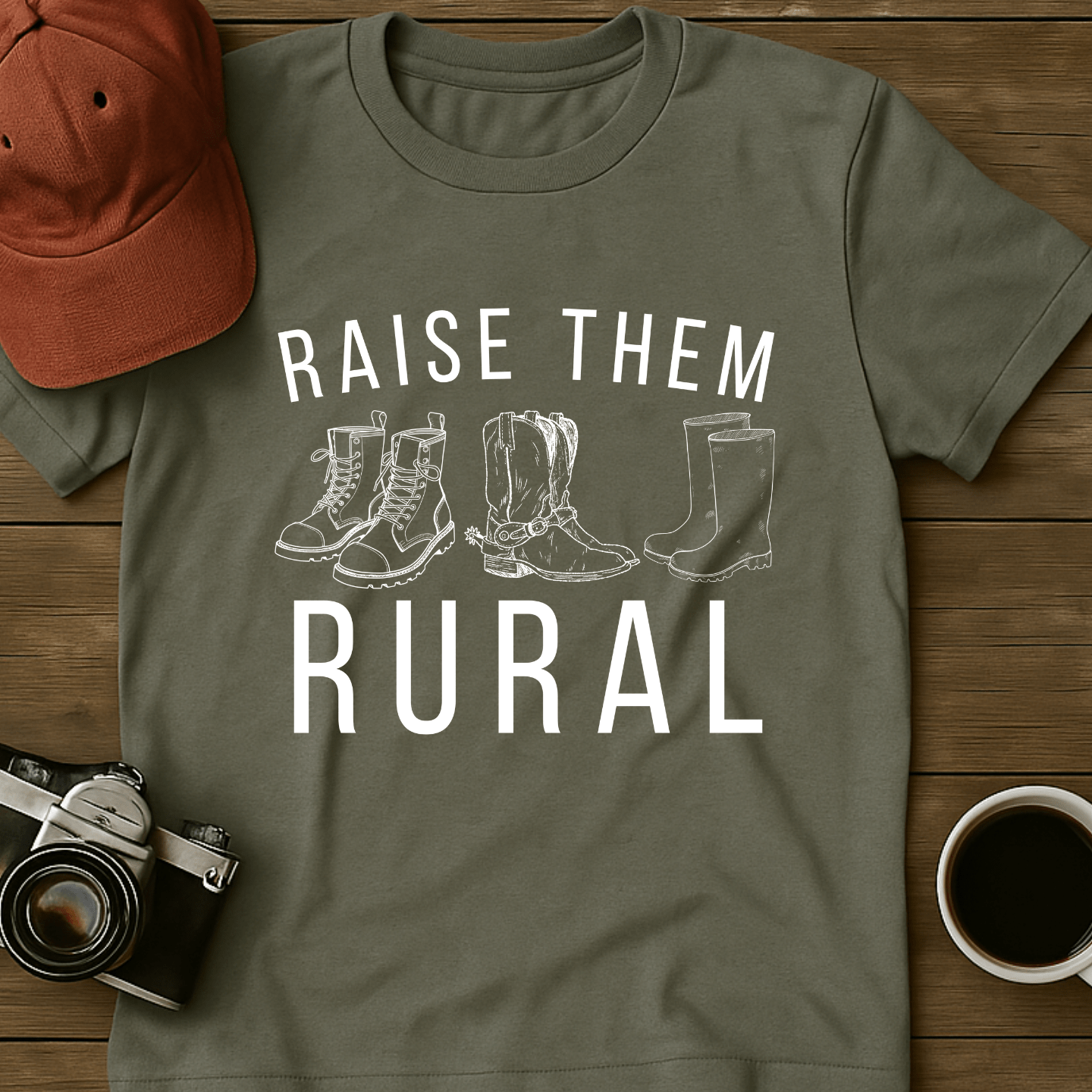 Rural Boots T-Shirt
