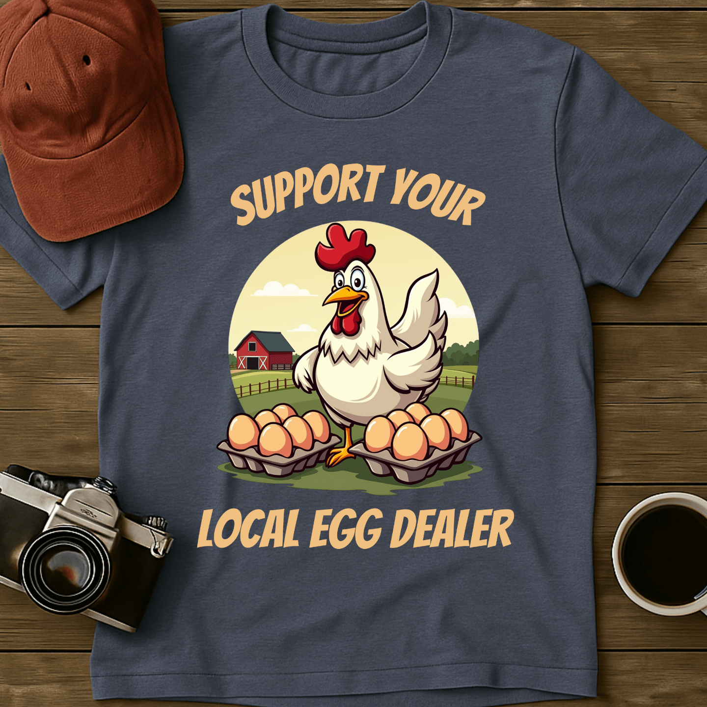 Support Egg Dealer Color T-Shirt