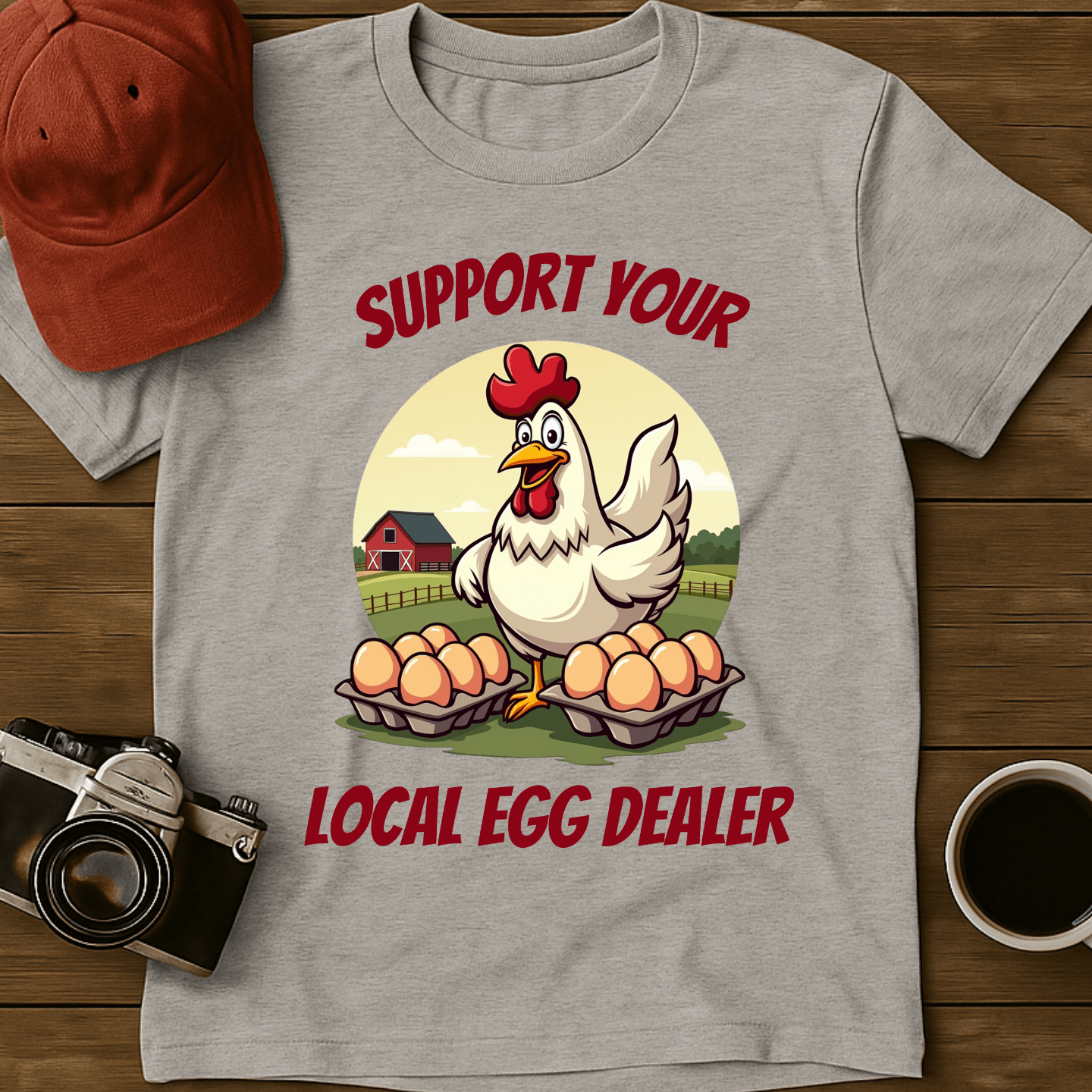 Support Egg Dealer Color T-Shirt