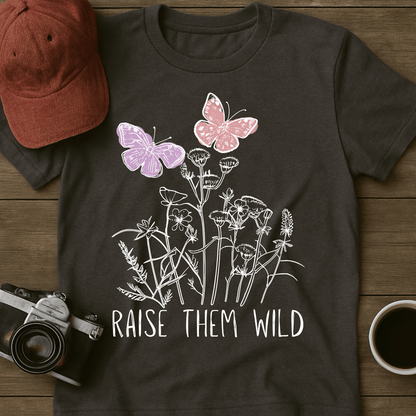 Butterflies and Flowers T-Shirt