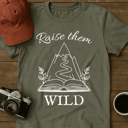 Book and Mountain T-Shirt