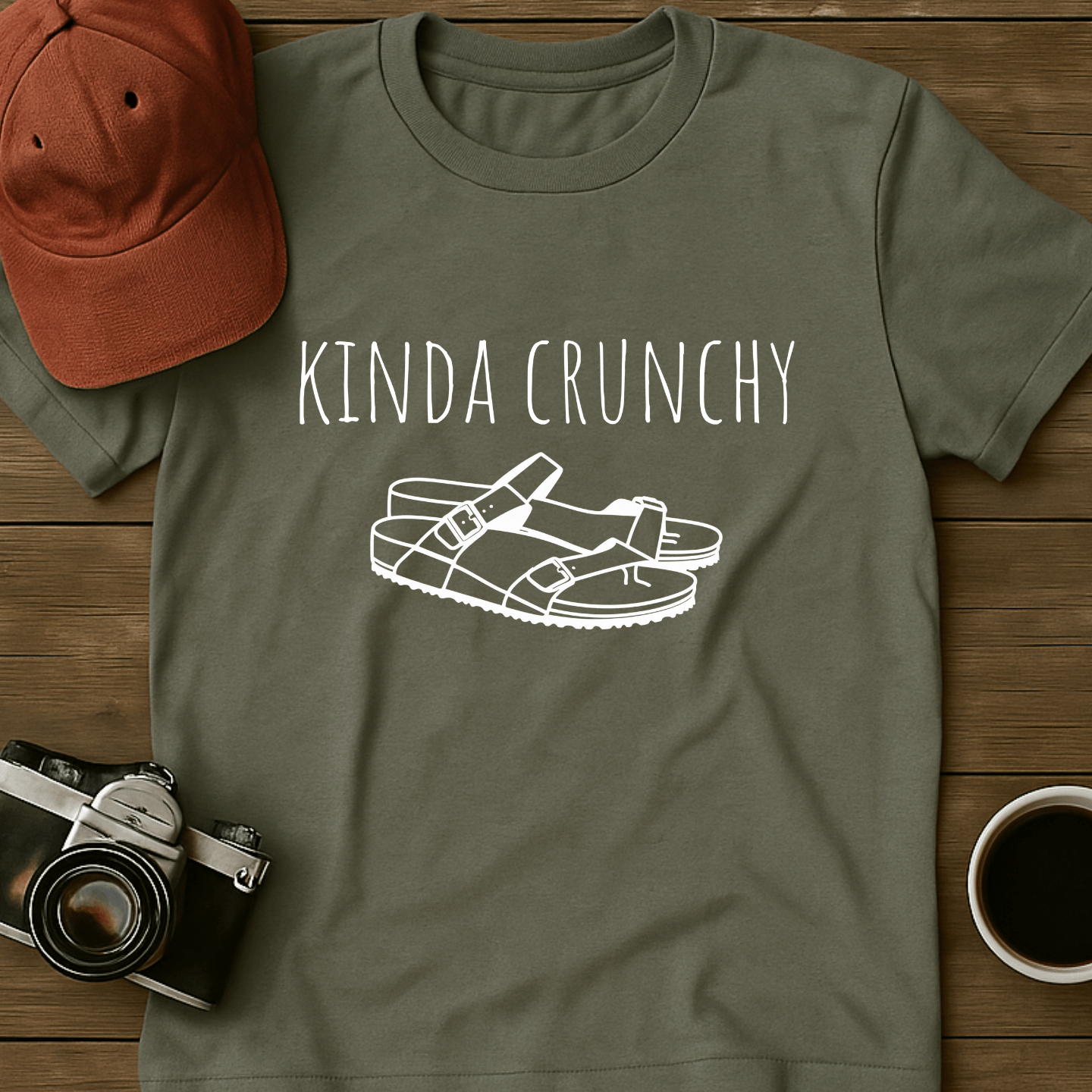 Kinda Crunchy Sandals I T-Shirt