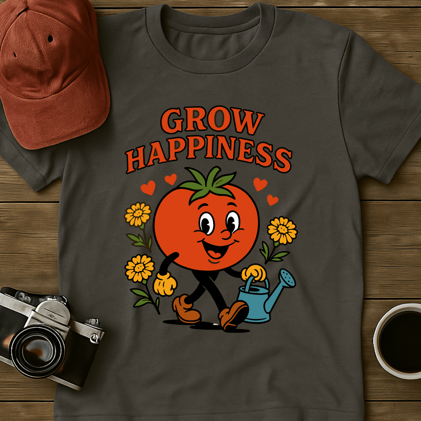 Grow Happiness Tomato II T-Shirt