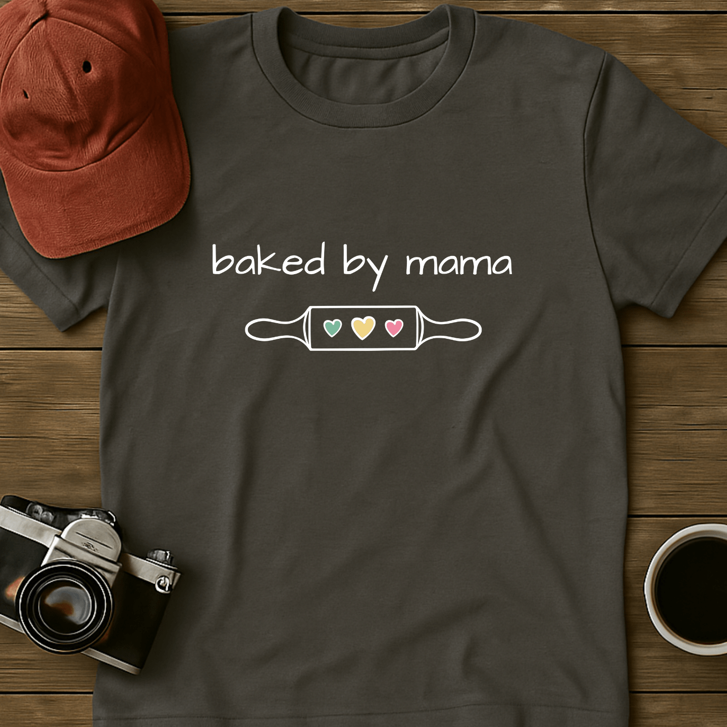 Baked By Mama Color T-Shirt