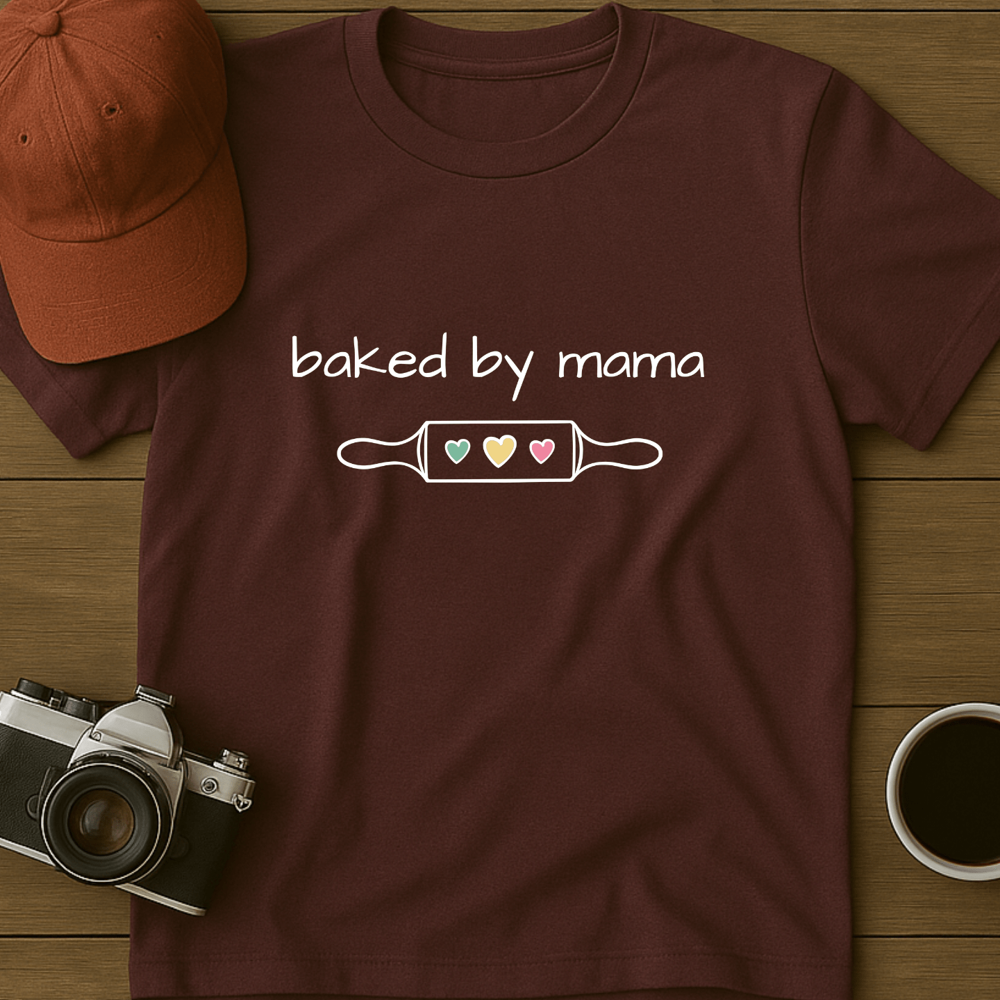 Baked By Mama Color T-Shirt