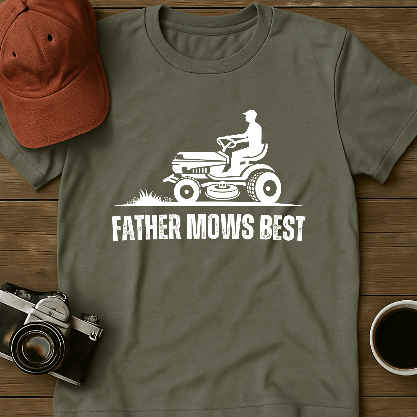 Father Mows Best I T-Shirt