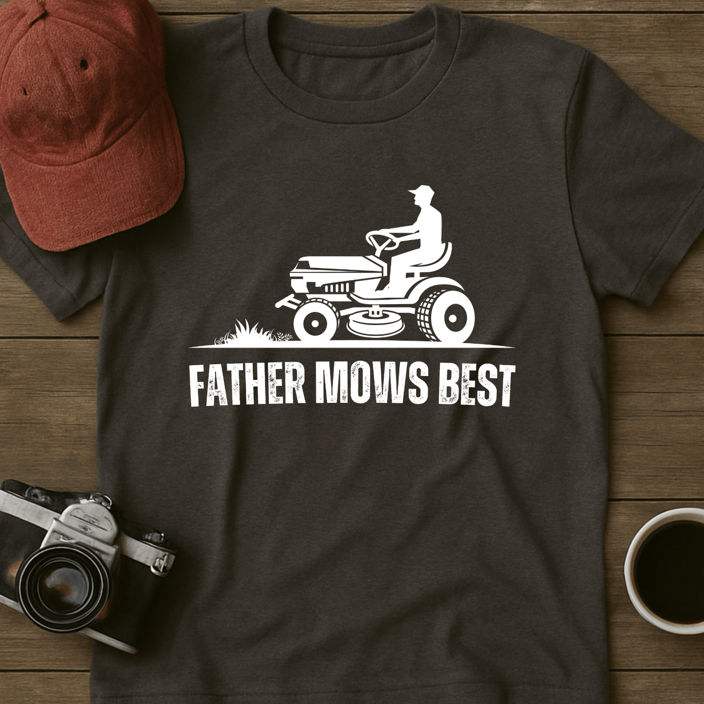 Father Mows Best I T-Shirt