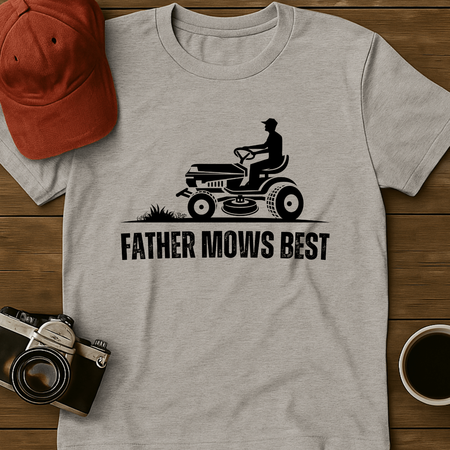 Father Mows Best I T-Shirt
