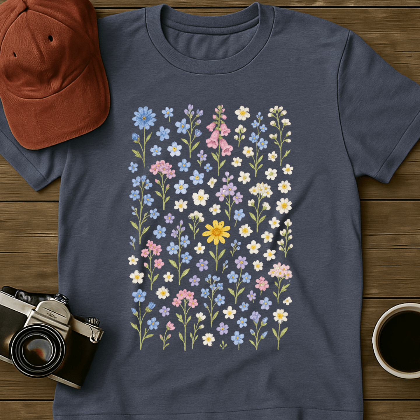 Pastel Wildflowers T-Shirt