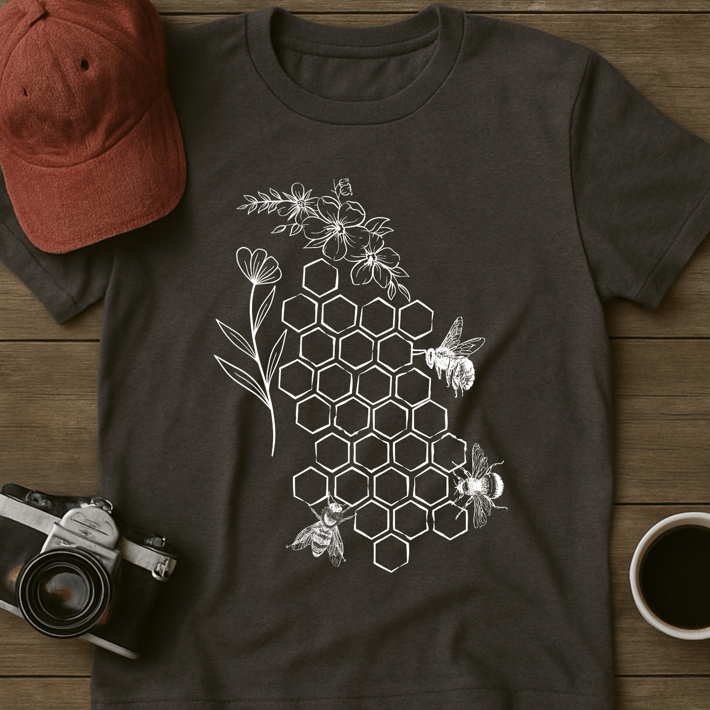 Bees and Honeycomb I T-Shirt