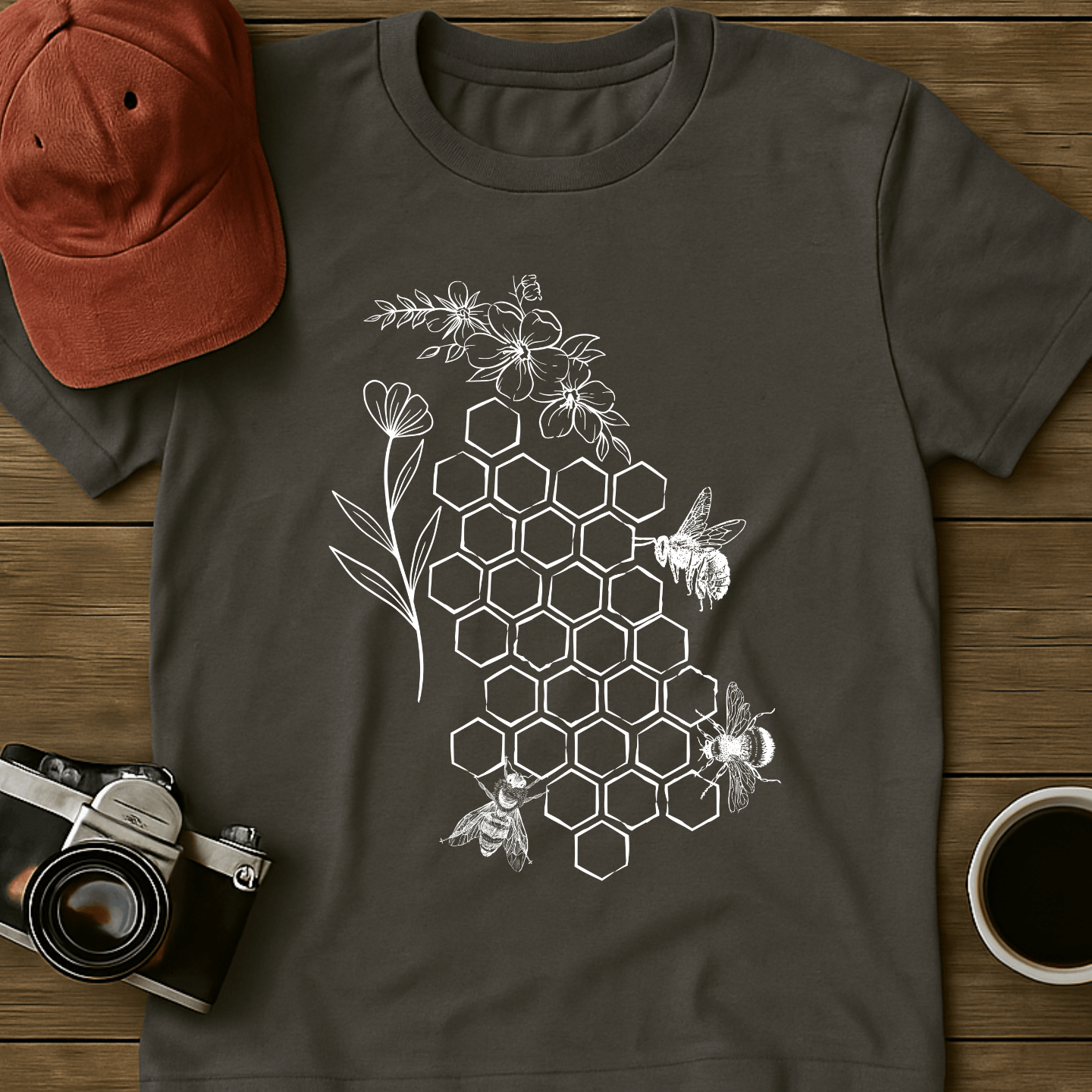 Bees and Honeycomb I T-Shirt