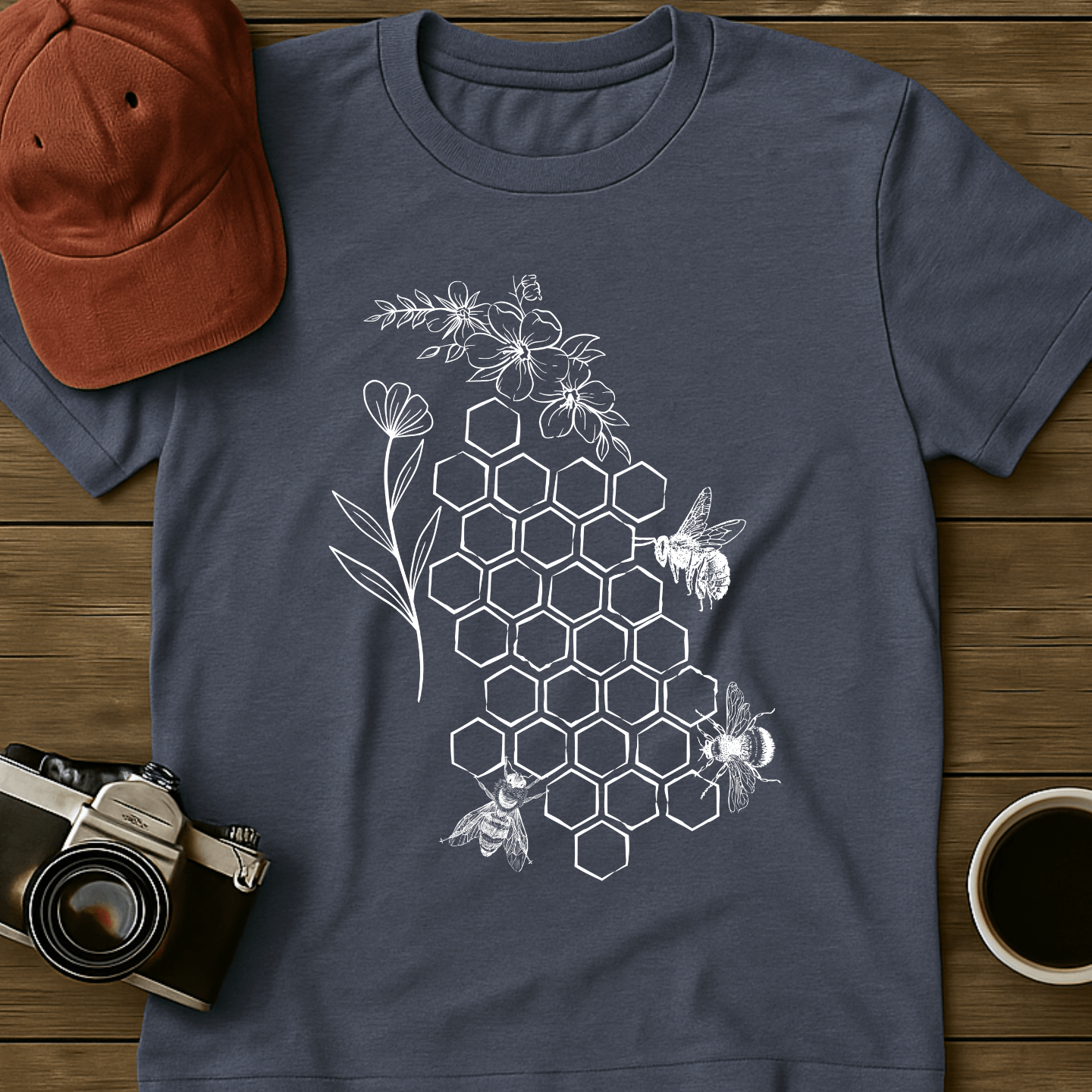Bees and Honeycomb I T-Shirt