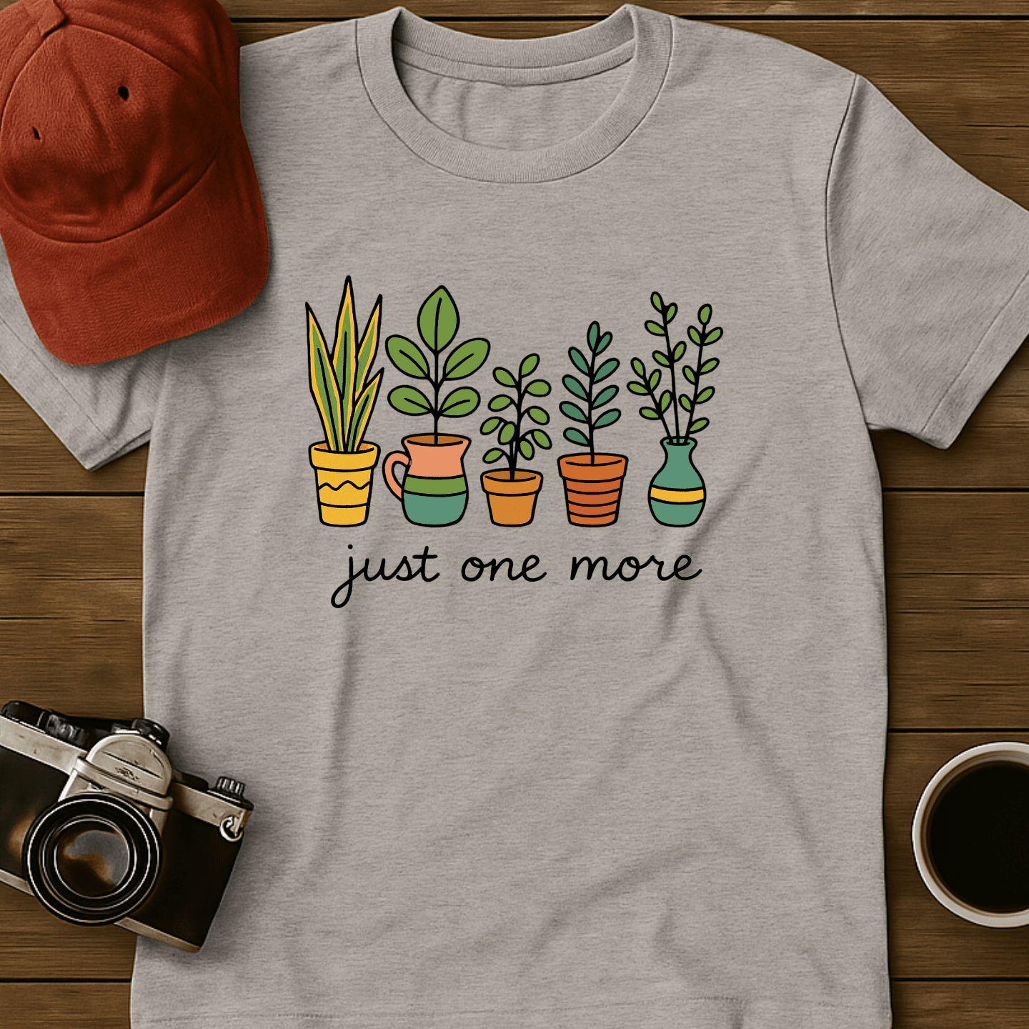 Just One More Colorful Pots T-Shirt