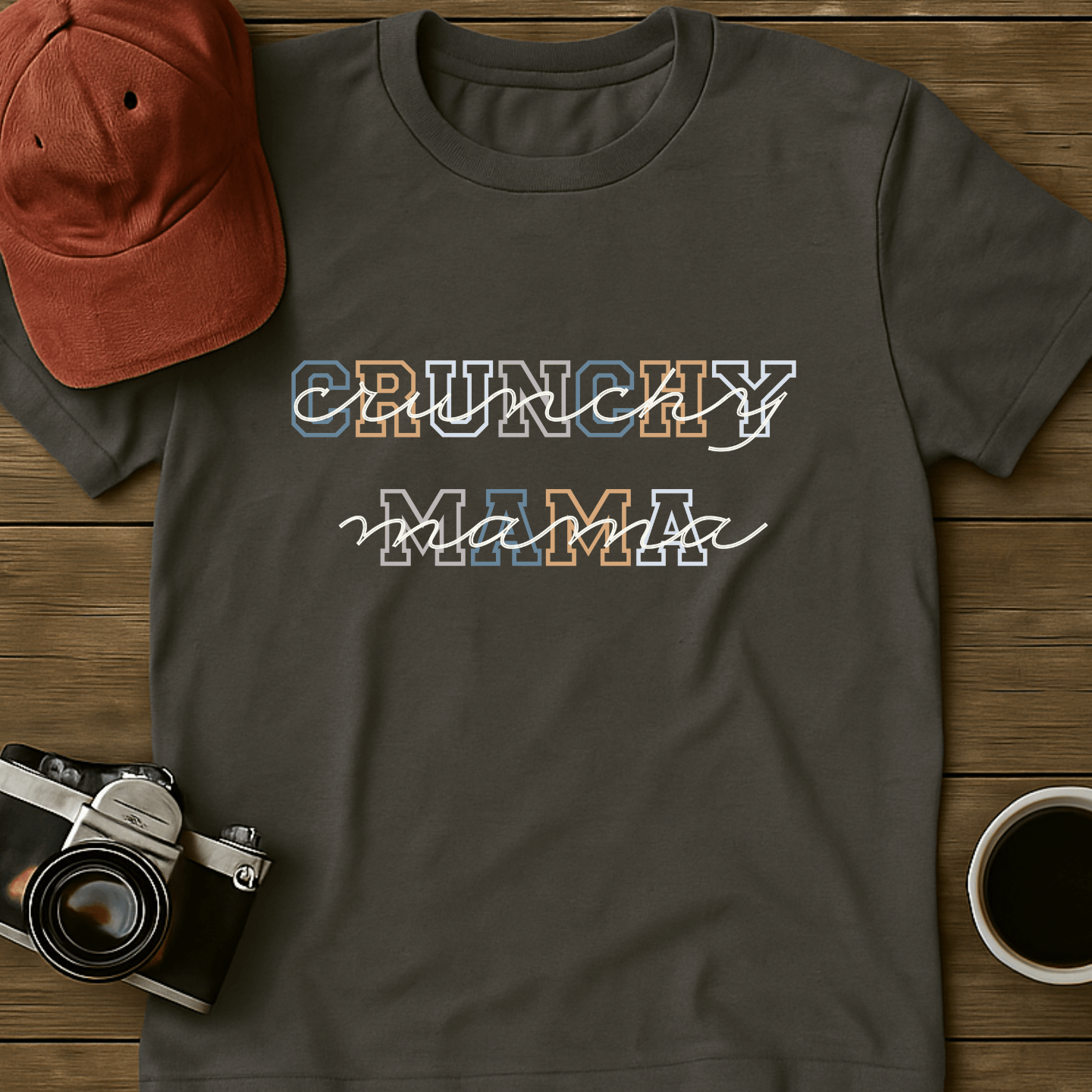 Crunchy Mama Colorful T-Shirt