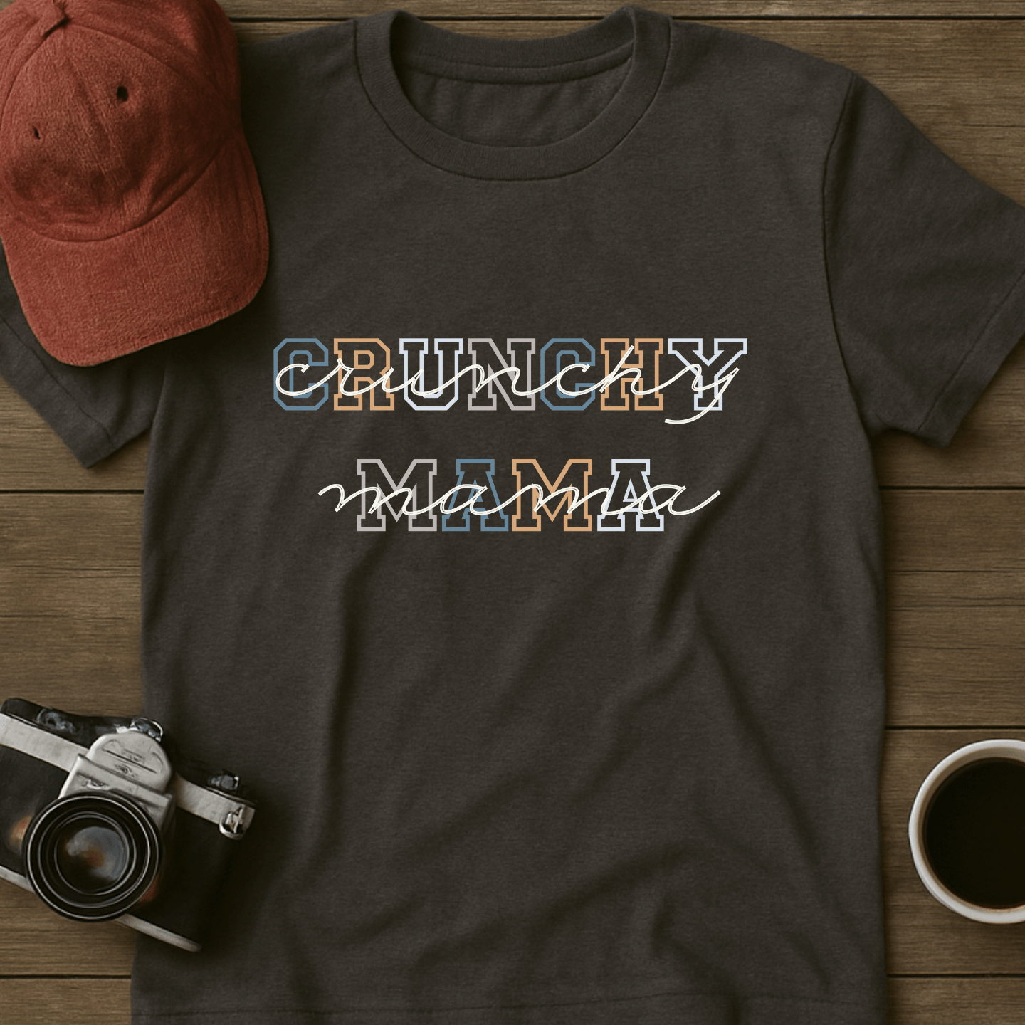 Crunchy Mama Colorful T-Shirt