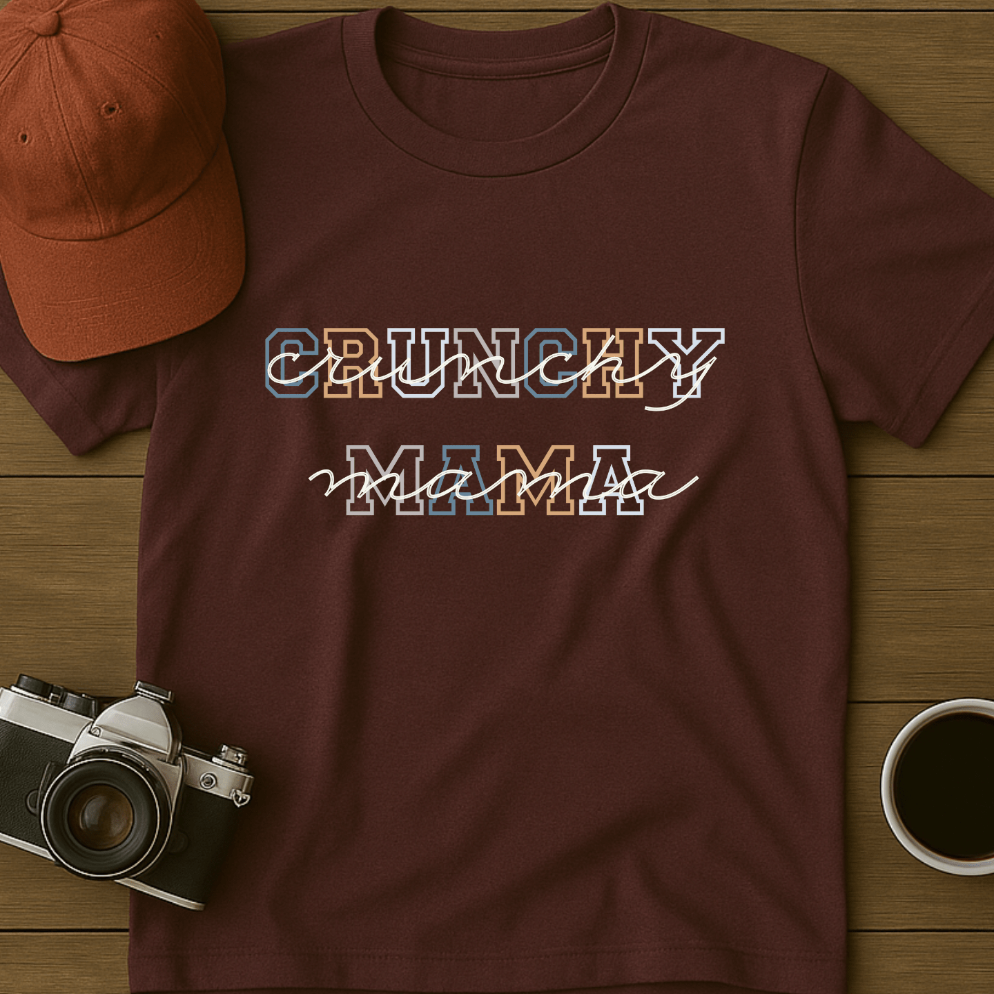 Crunchy Mama Colorful T-Shirt