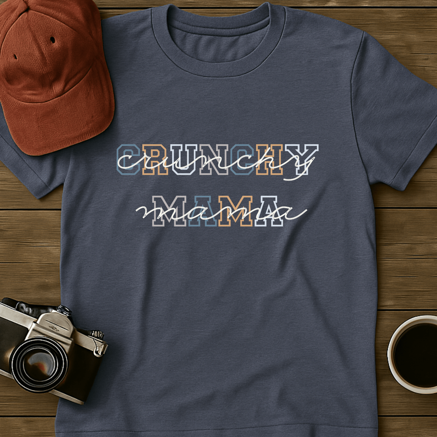 Crunchy Mama Colorful T-Shirt