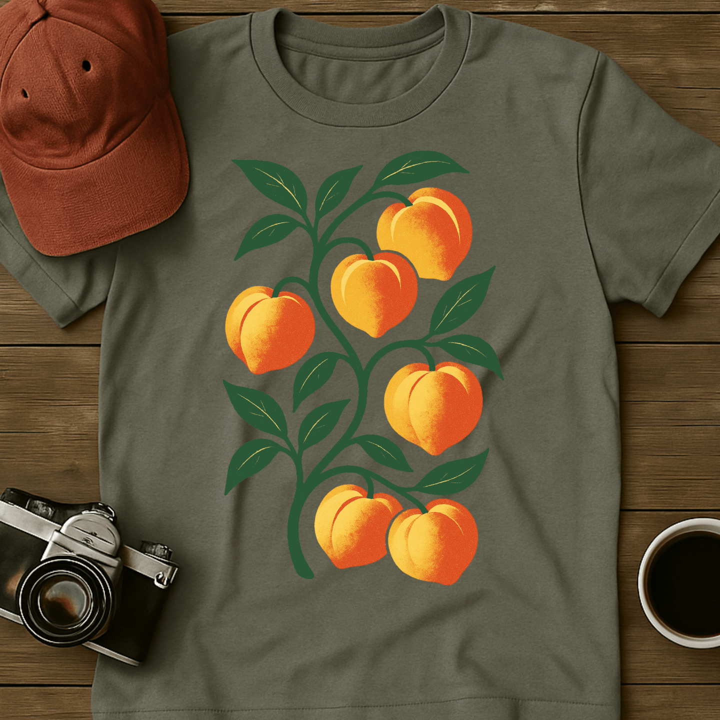 Peach Branch T-Shirt