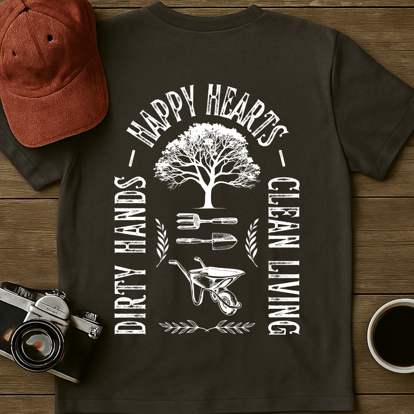 Clean Living Garden T-Shirt (BACK)