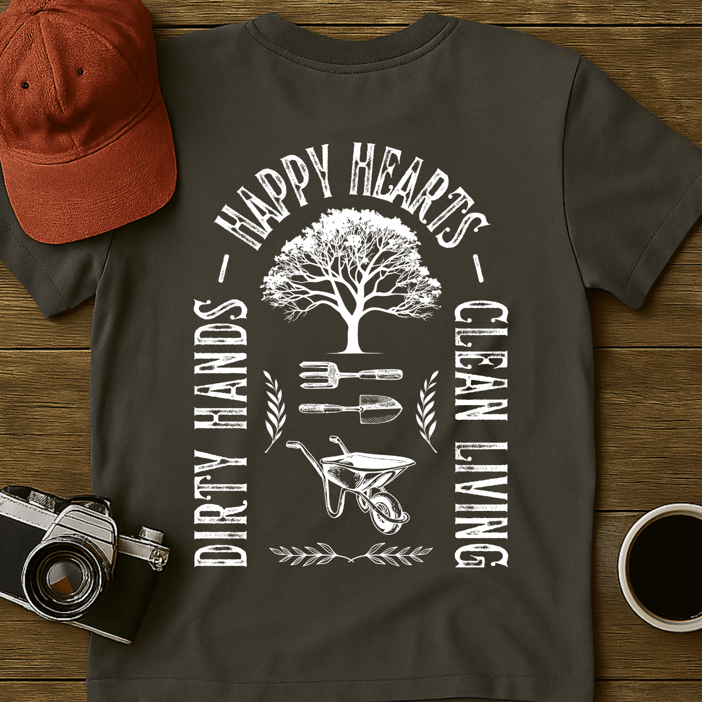 Clean Living Garden T-Shirt (BACK)