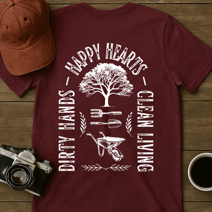 Clean Living Garden T-Shirt (BACK)