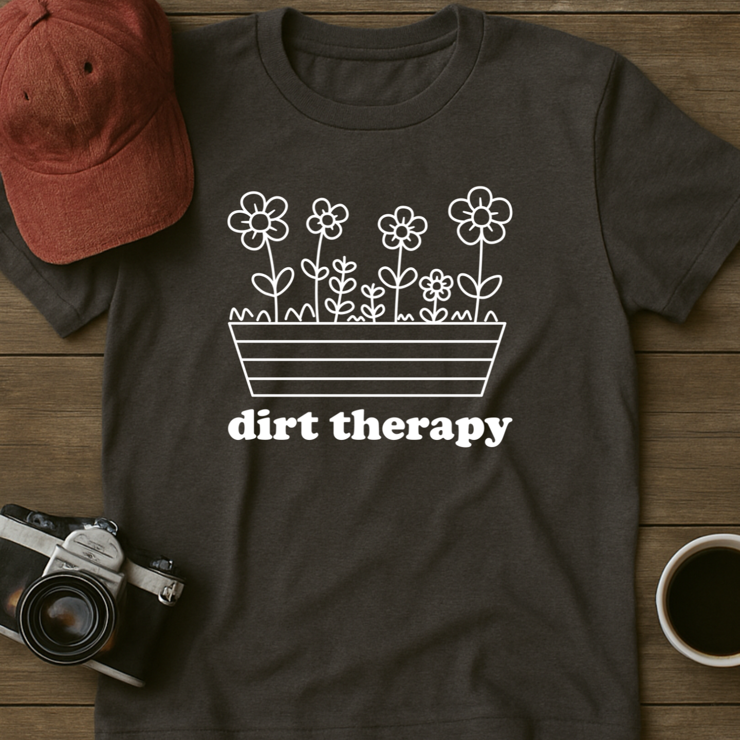 Dirt Therapy Flower Box T-Shirt