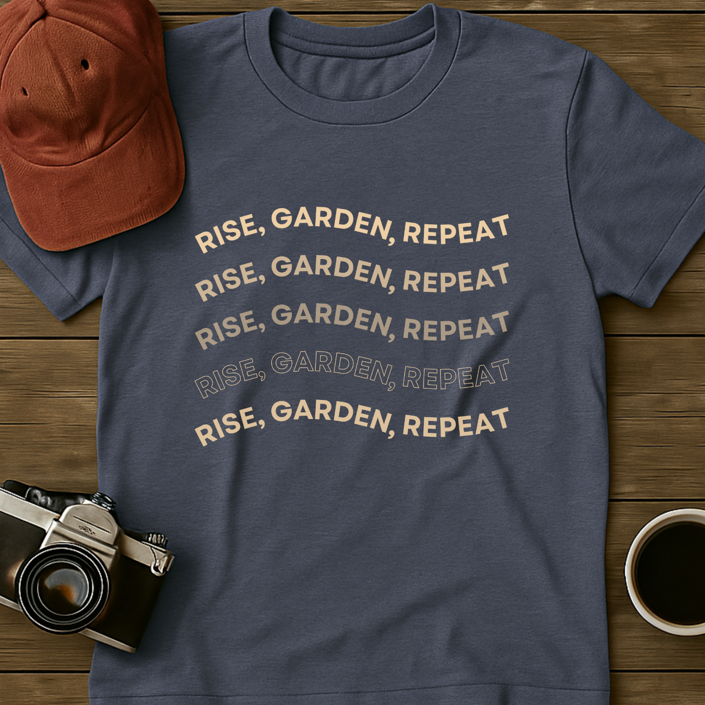 Rise Garden Repeat Wavy T-Shirt