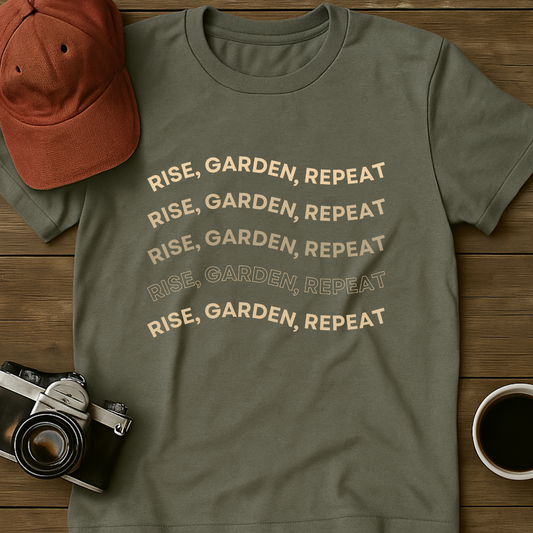 Rise Garden Repeat Wavy T-Shirt
