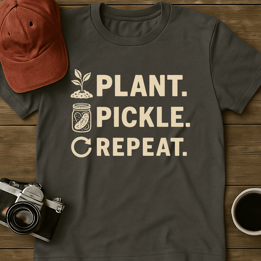 Plant Pickle Repeat T-Shirt