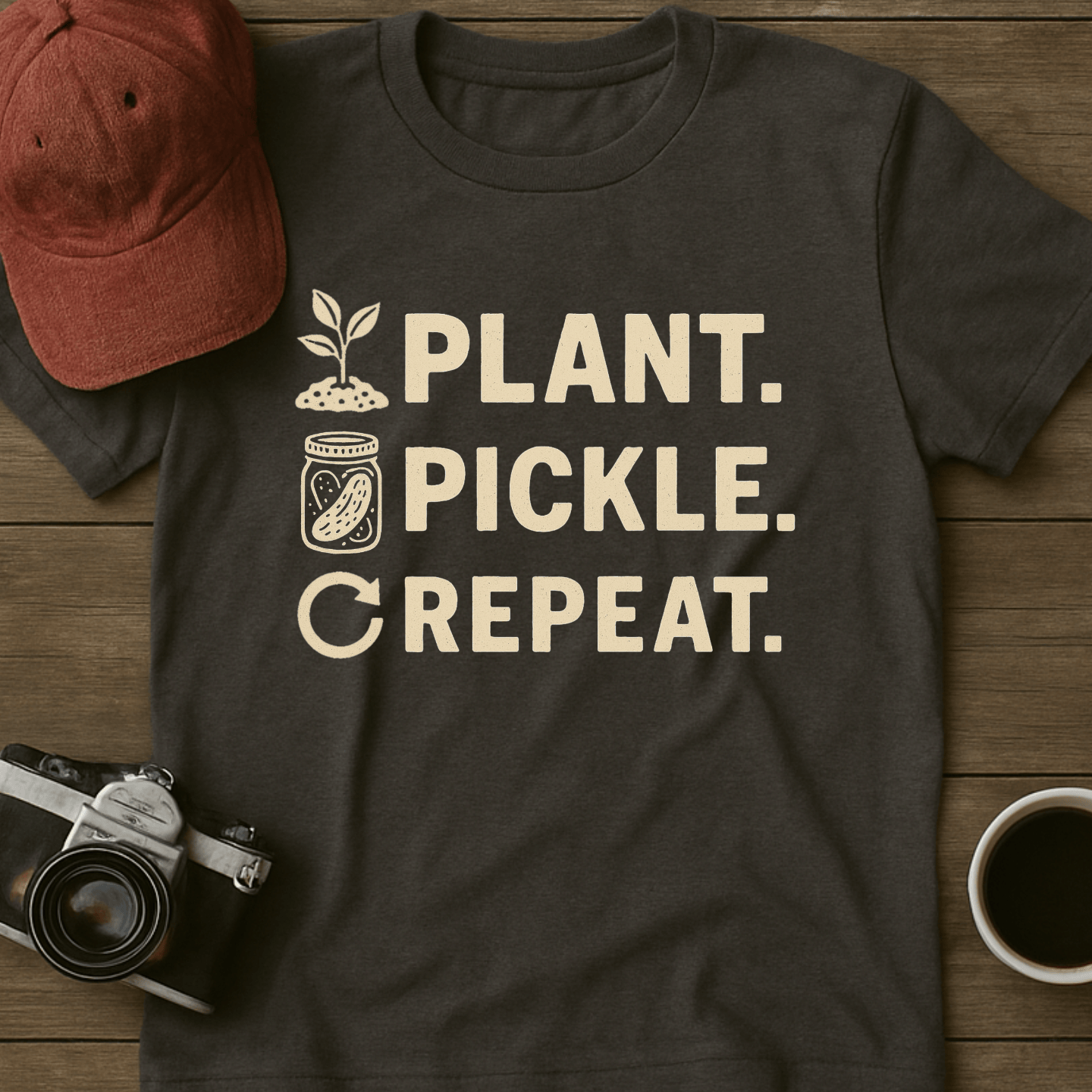 Plant Pickle Repeat T-Shirt