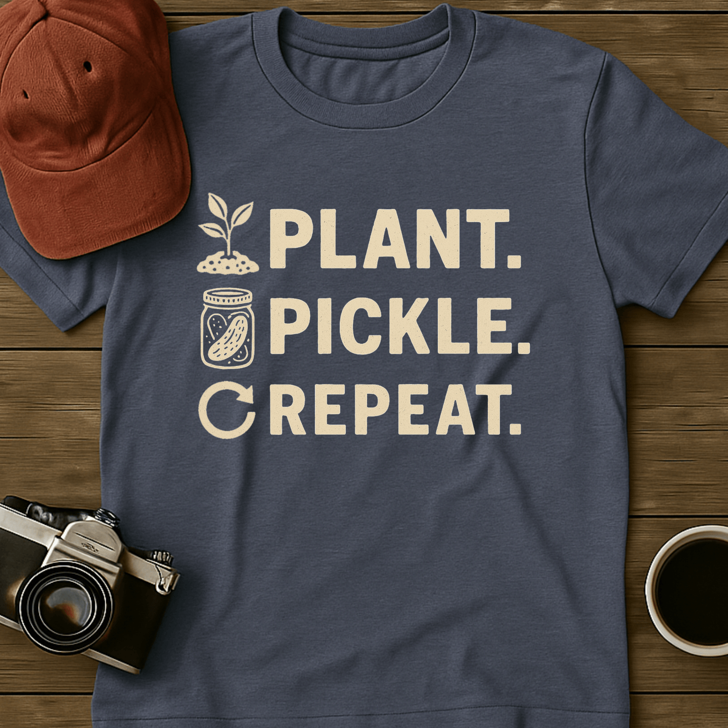 Plant Pickle Repeat T-Shirt