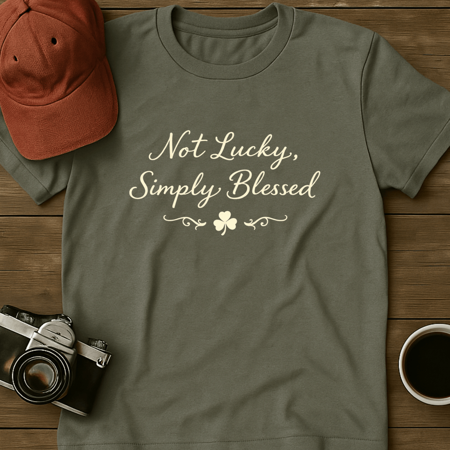 Not Lucky, Simply Blessed T-Shirt