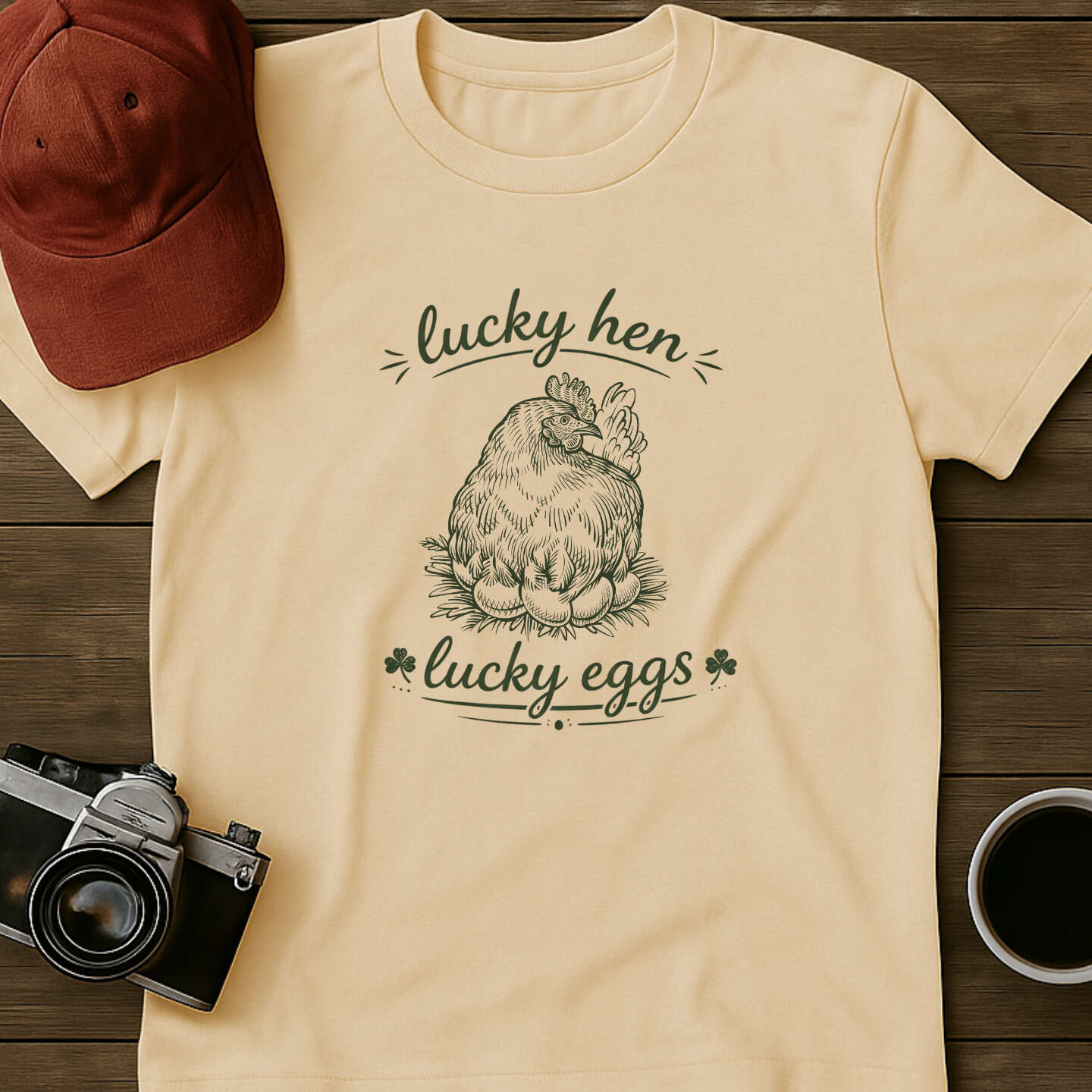 Lucky Hen Lucky Eggs T-Shirt