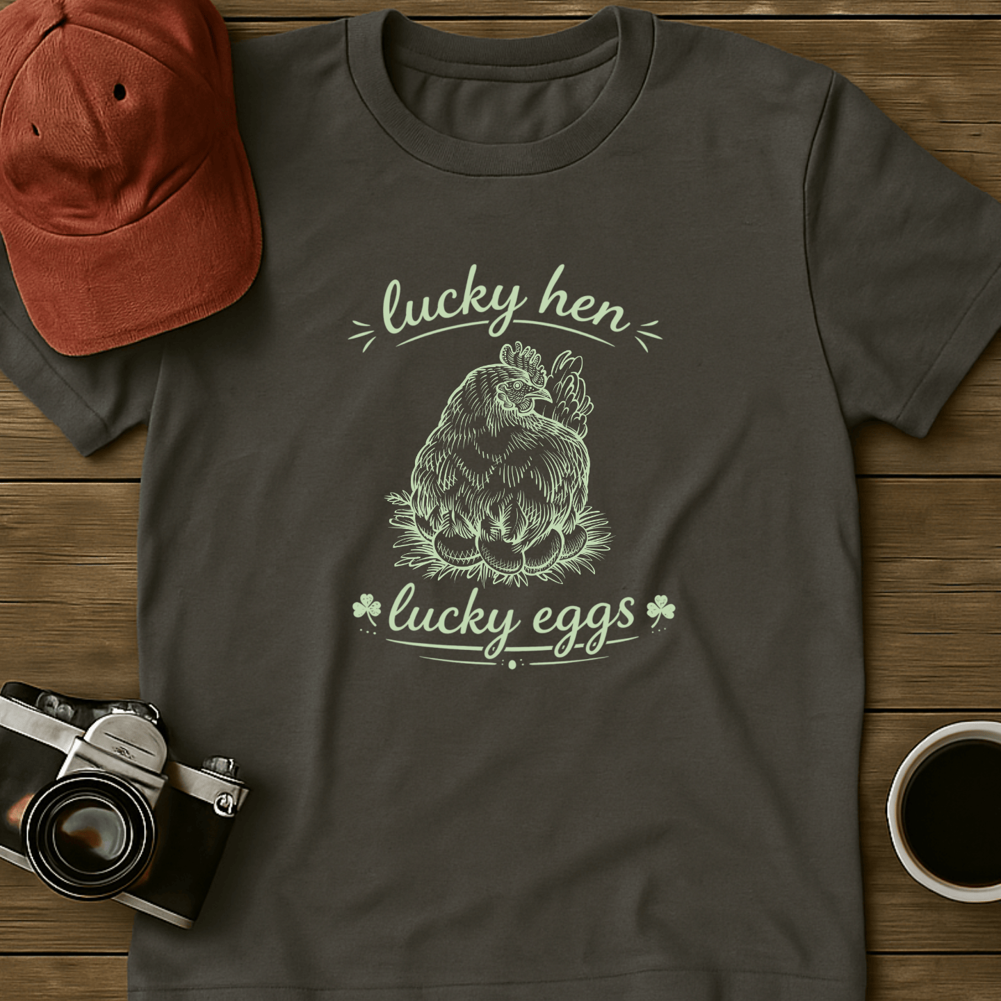 Lucky Hen Lucky Eggs T-Shirt