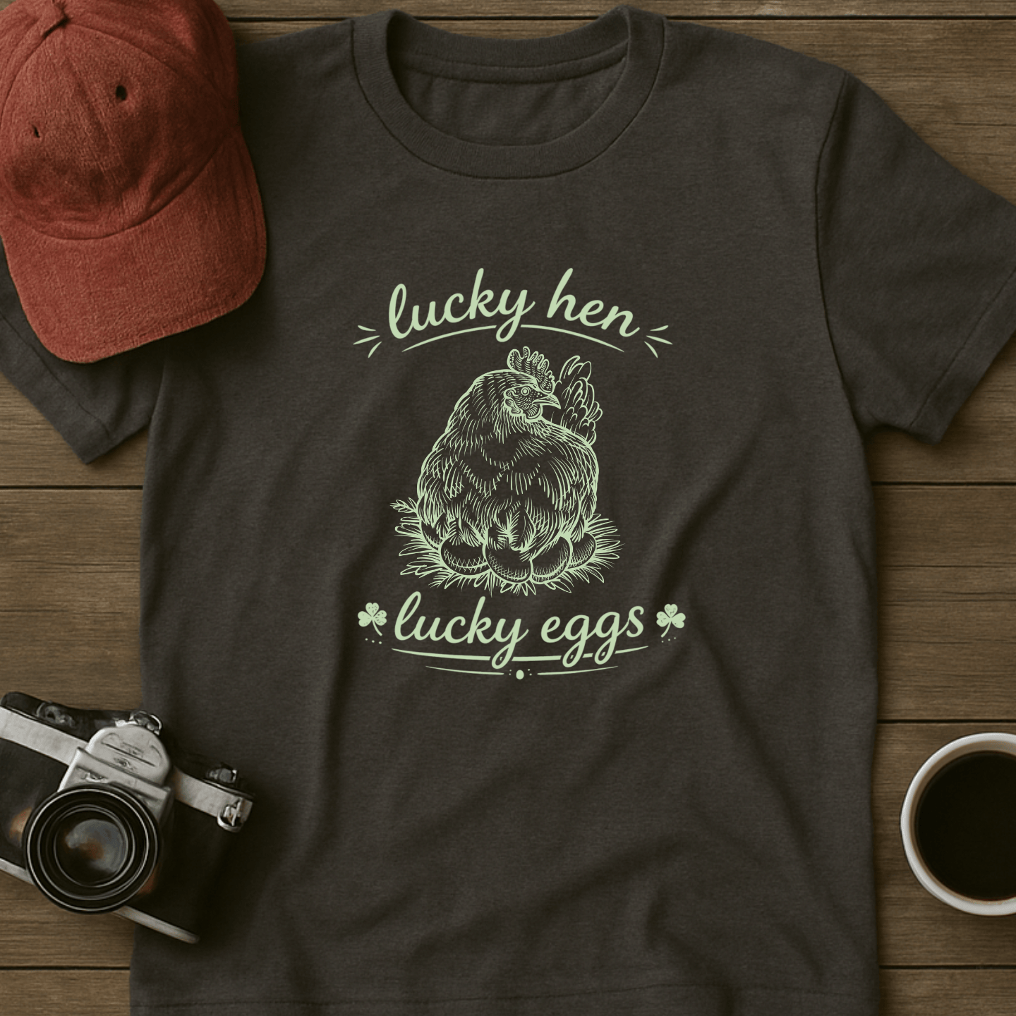 Lucky Hen Lucky Eggs T-Shirt