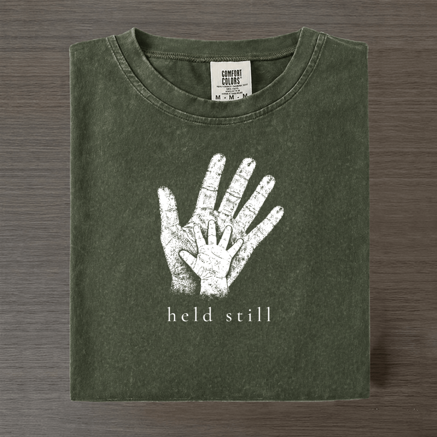 Held Still Comfort Colors Hands T-shirt