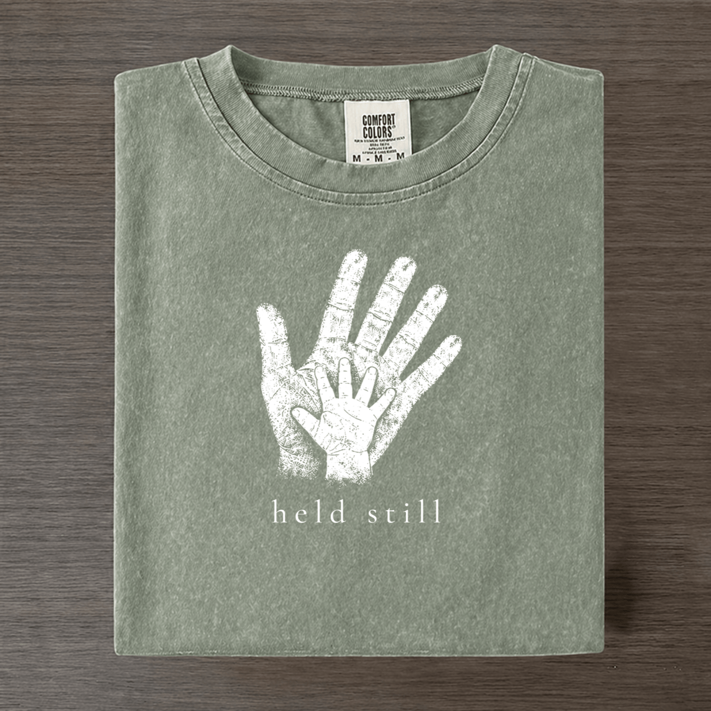 Held Still Comfort Colors Hands T-shirt