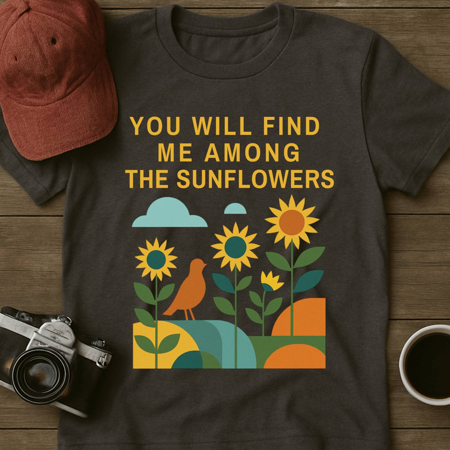 Among the Sunflowers I T-Shirt