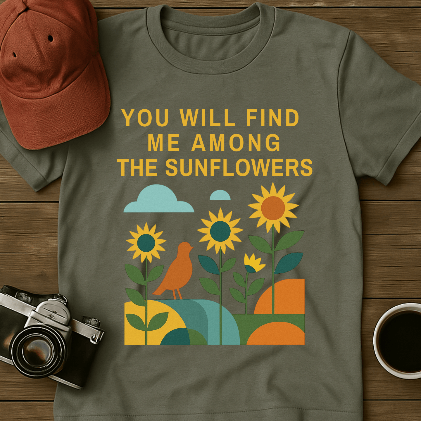 Among the Sunflowers I T-Shirt