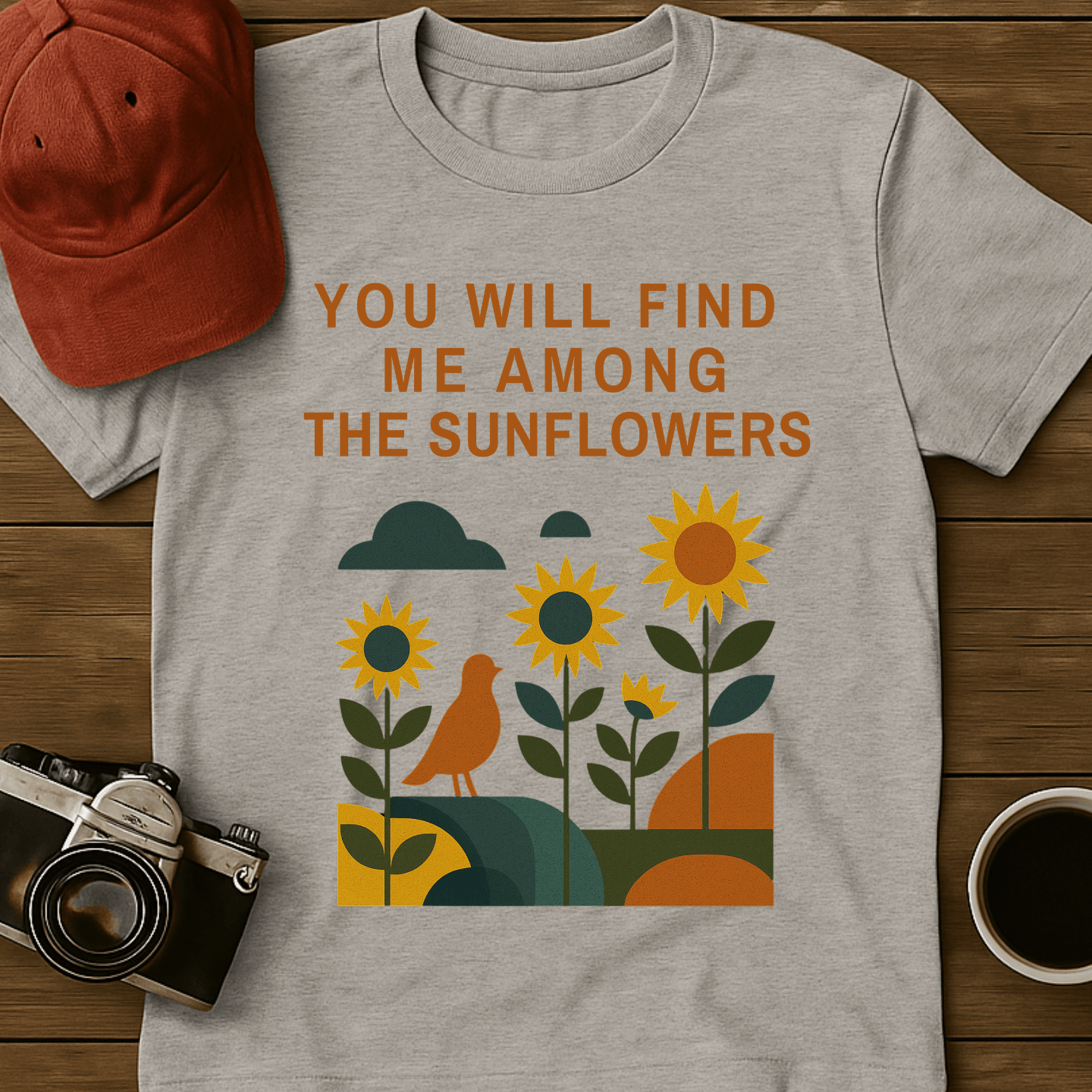 Among the Sunflowers I T-Shirt