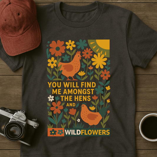 Hens and Wildflowers II T-Shirt