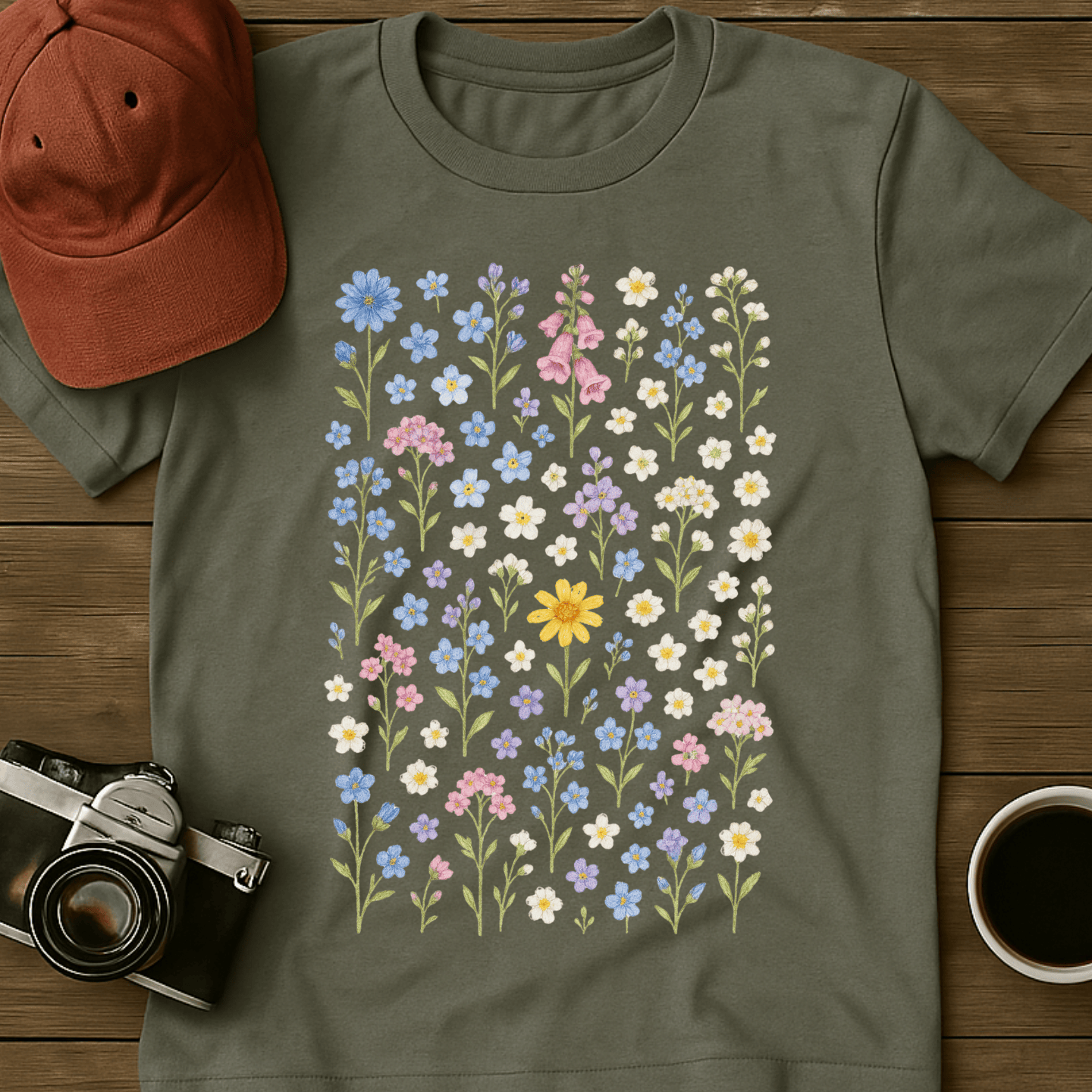 Pastel Wildflowers II T-Shirt