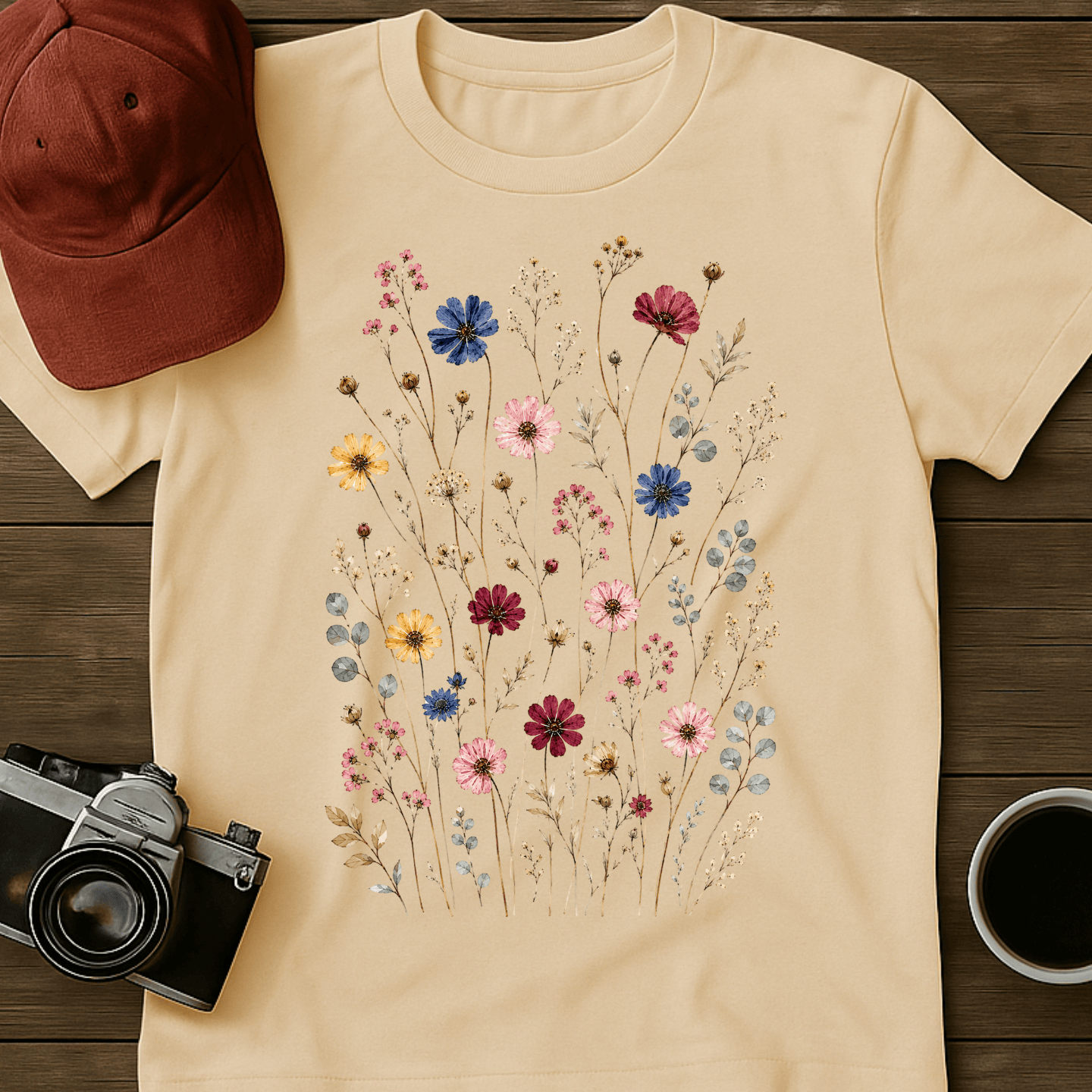 Pressed Wildflowers II T-Shirt