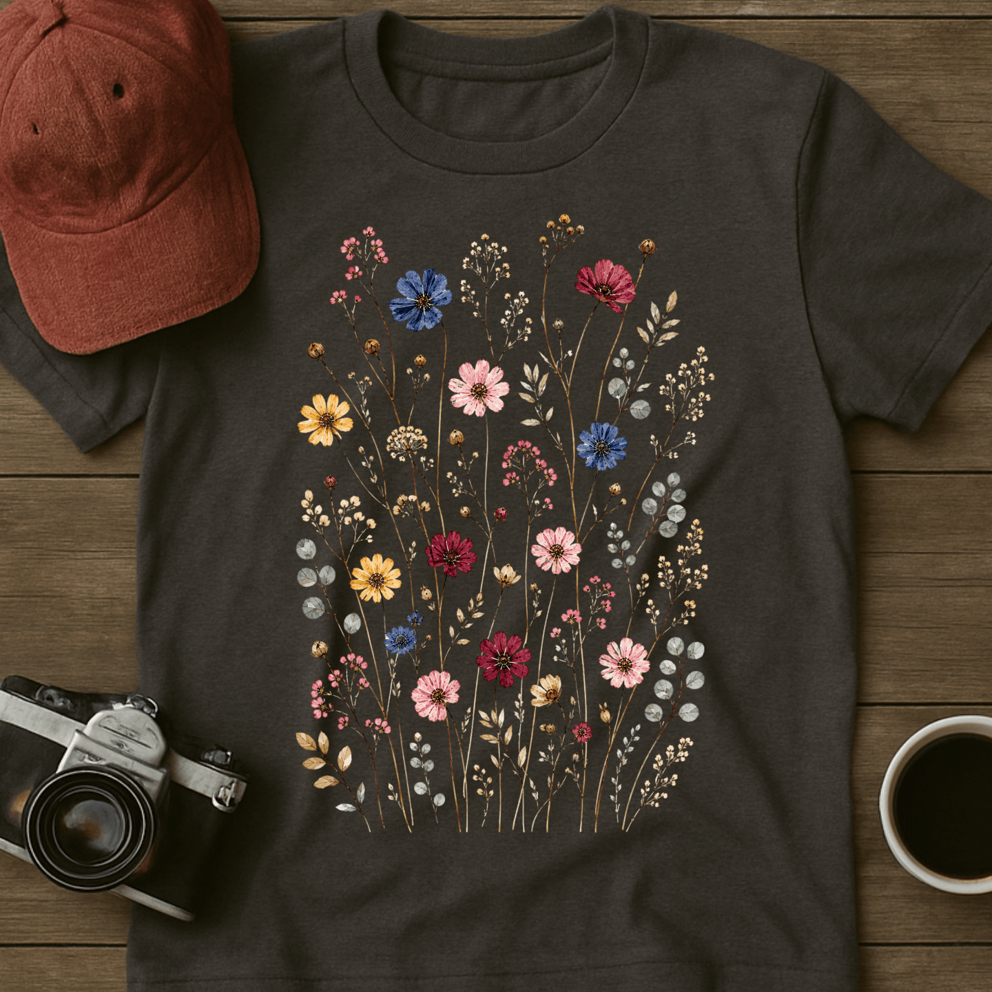 Pressed Wildflowers II T-Shirt